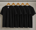 Fruit of the Loom, 5 Pack of Black T-Shirts